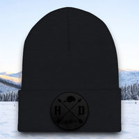 Black/Black Premium Hat Dudes Original Beanie