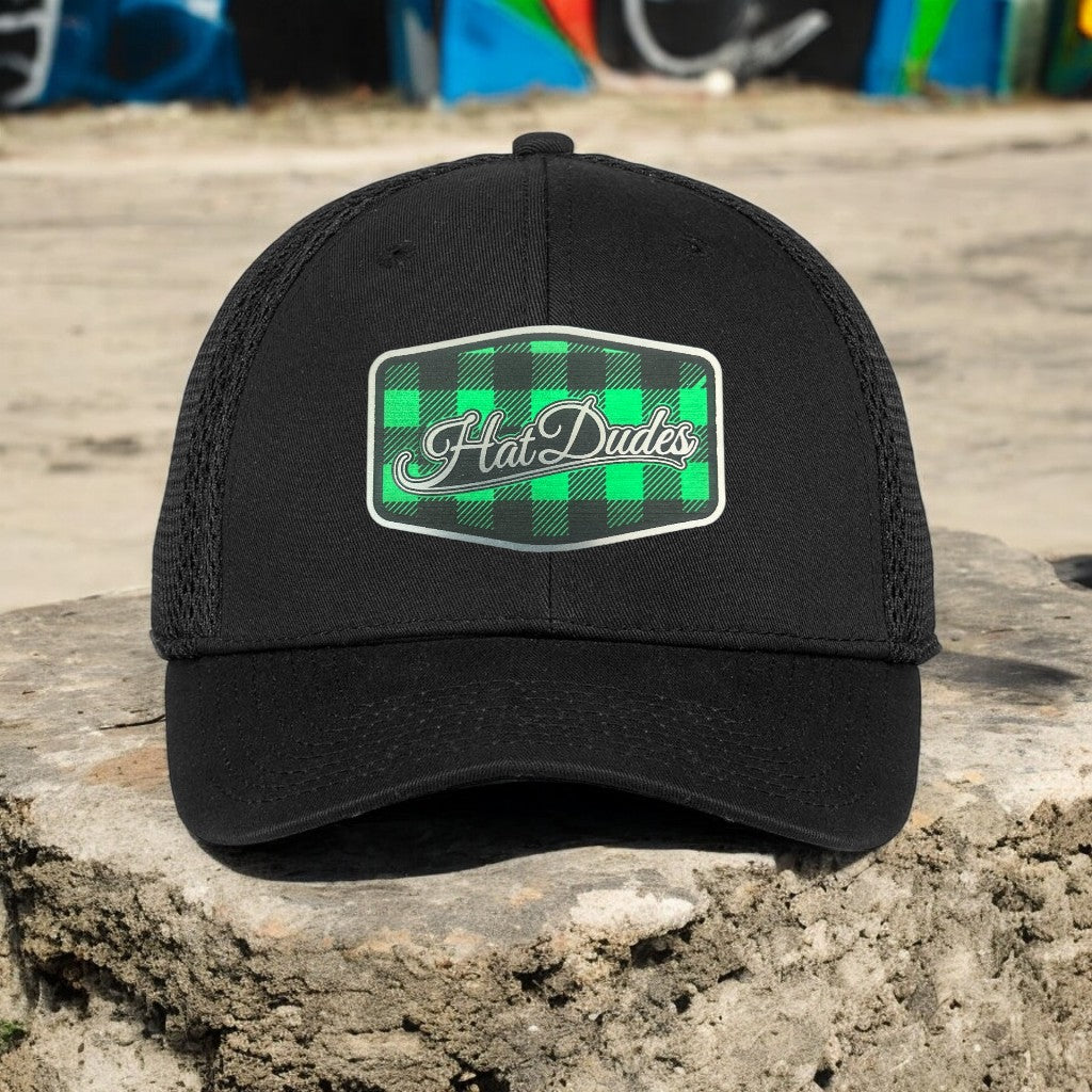 Hat Dudes - Plaid Edition Trucker (Green)