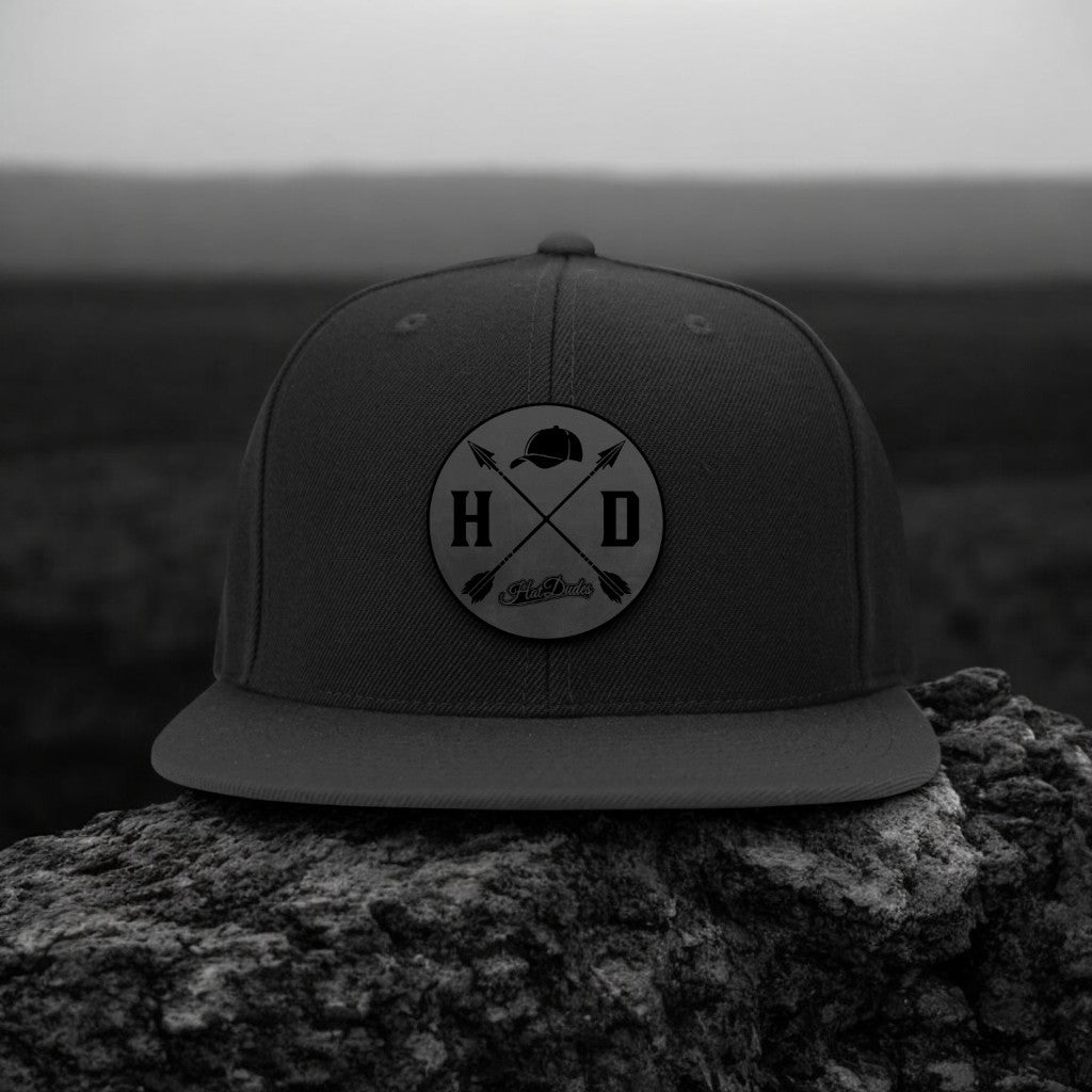 Original Hat Dudes (Charcoal/Black) - FlatBill