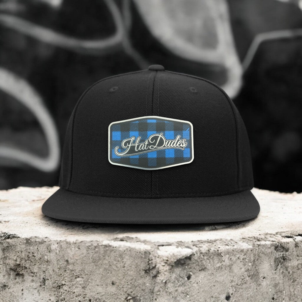 Hat Dudes - Plaid Edition FlatBill (Blue)